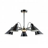 потолочная люстра lumion naomi 3709/5c черная в Костроме