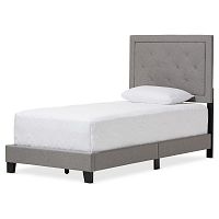 кровать paris linen upholstered gray 120х200 в Костроме
