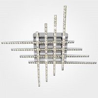 потолочный светодиодный светильник eurosvet soprano 90041/8 хром в Костроме