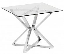 стол журнальный cube silver хром в Костроме