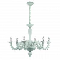 подвесная люстра ideal lux ca rezzonico sp6 bianco в Костроме