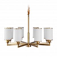 люстра brch9040-8 от delight collection белая/золото в Костроме