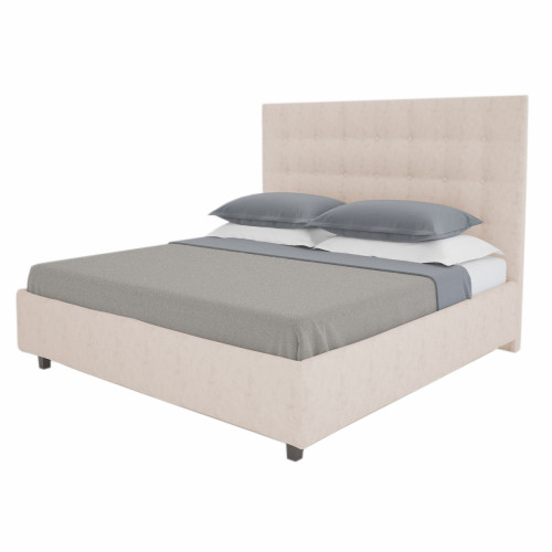 кровать двуспальная 180х200 светло-бежевая royal black в Костроме