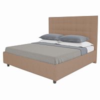 кровать двуспальная 160х200 серо-коричневая royal black в Костроме