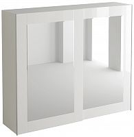 шкаф kristal со стеклянным фасадом белый в Костроме