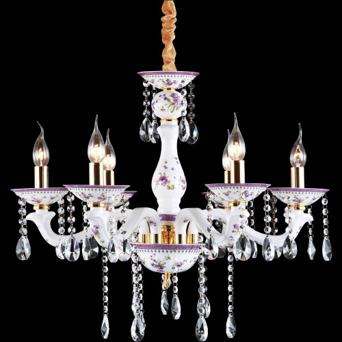 подвесная люстра arte lamp contessa a6613lm-6go в Костроме