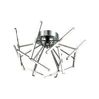 потолочная светодиодная люстра odeon light spring 4104/48cl в Костроме