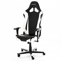 кресло геймерское dxracer racing черно-белое в Костроме
