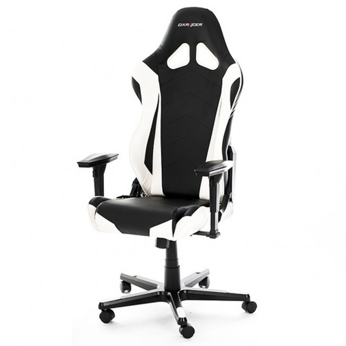 кресло геймерское dxracer racing черно-белое в Костроме