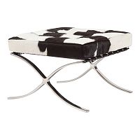 оттоманка barcelona stool бело-черная в Костроме