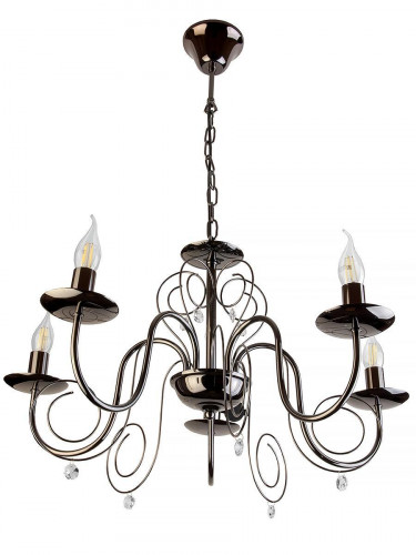 подвесная люстра toplight sylvia tl6040d-05bc в Костроме