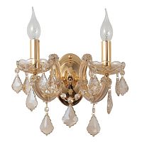 бра crystal lux ines ap2 gold/amber в Костроме
