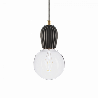 подвесной светильник beton rib black brass в Костроме