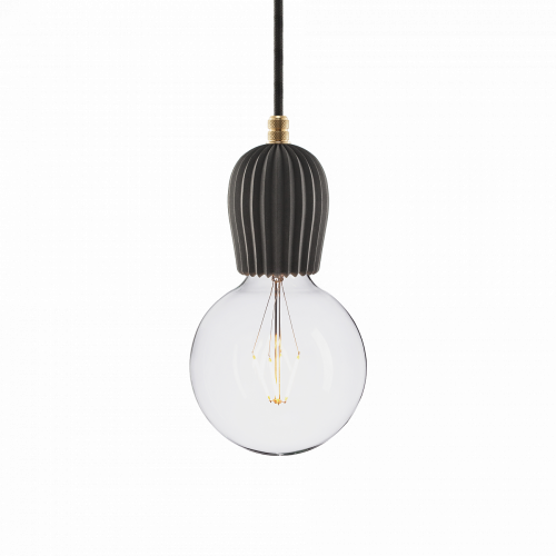 подвесной светильник beton rib black brass в Костроме