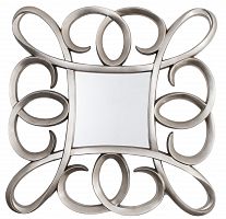 зеркало серебряное квадратное в фигурной раме silver swirl frame от rvastley в Костроме