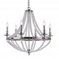 подвесная люстра crystal lux perugia sp6 хром в Костроме