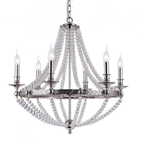 подвесная люстра crystal lux perugia sp6 хром в Костроме