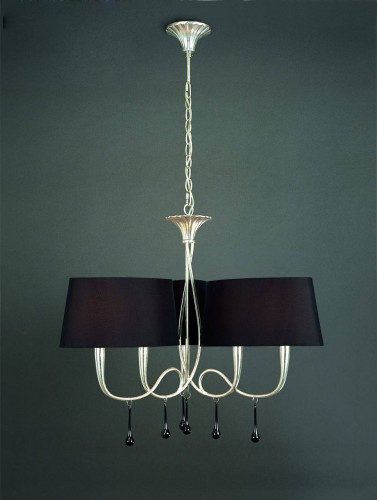 подвесная люстра mantra paola painted silver 3530 в Костроме