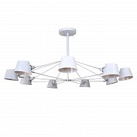 подвесная люстра freya abigail fr5038-cl-09-w белая в Костроме