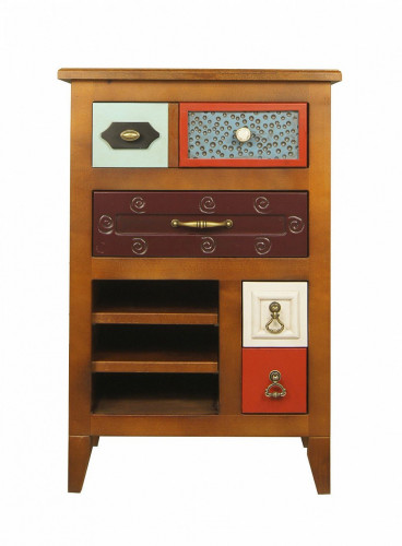 вертикальная тумба gouache birch разноцветная в Костроме