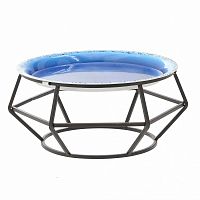 стол blue geo синий, черный в Костроме