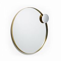 зеркало круглое золотое с дополнительным стеклом диаметр 76 см big ommy от la forma (ex julia grup) в Костроме