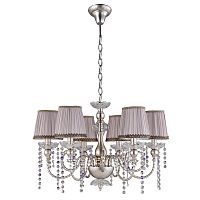 подвесная люстра crystal lux alegria sp6 silver-brown в Костроме