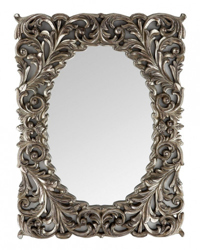 зеркало прямоугольное настенное серебро массимо florentine silver в Костроме