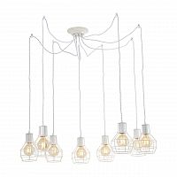 подвесная люстра arte lamp a9182sp-8wh в Костроме