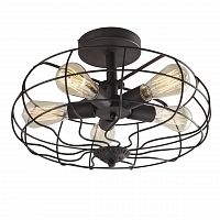 потолочная люстра divinare cottero 5002/05 pl-5 серая в Костроме
