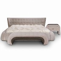 кровать двуспальная 180х200 бежевая meridian в Костроме