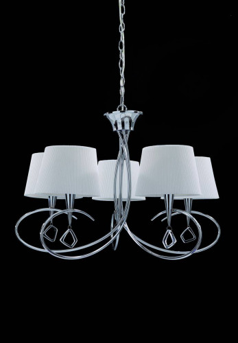 подвесная люстра mantra mara chrome - white 1641 в Костроме