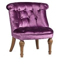 кресло sophie tufted slipper chair сиреневое в Костроме