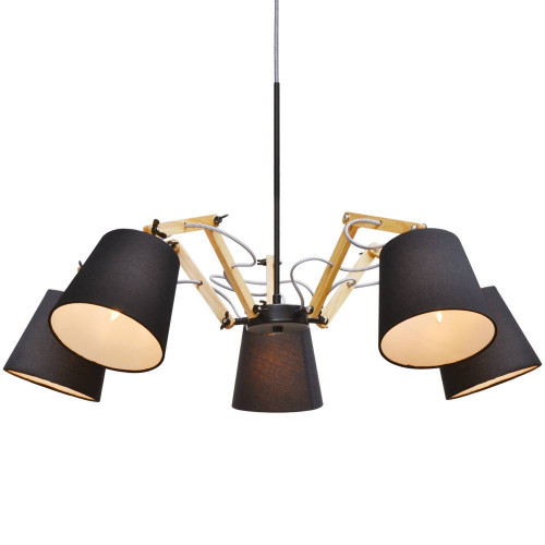 подвесная люстра arte lamp pinoccio a5700lm-5bk в Костроме