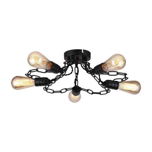 потолочная люстра arte lamp a9344pl-5bk в Костроме