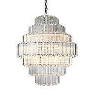люстра vittoria 12 gold от delight collection прозрачная/золото в Костроме