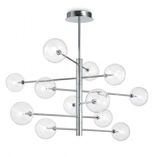 подвесная люстра ideal lux equinoxe sp12 cromo в Костроме