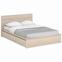 кровать деревянная двуспальная 160х200 белая unit pink в Костроме