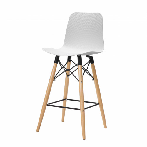 полубарный стул eiffel (eames style) белый в Костроме