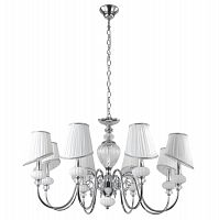 подвесная люстра crystal lux alma white sp-pl8 в Костроме
