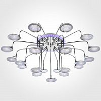 потолочная люстра eurosvet spider 80109/21 хром/синяя+фиолетовая хром в Костроме