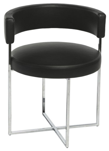 стул sirio black leather в Костроме