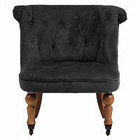 кресло amelie french country chair серый велюр м в Костроме
