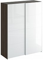 шкаф-купе slide 1700 белый глянец с коричневым в Костроме