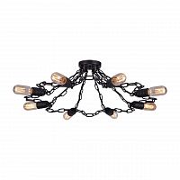 потолочная люстра arte lamp a9344pl-8bk в Костроме