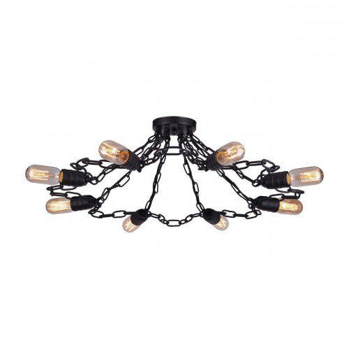 потолочная люстра arte lamp a9344pl-8bk в Костроме