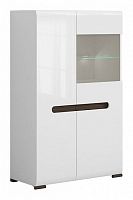 шкаф-витрина для посуды black red white ацтека reg1w1d/14/9 в Костроме
