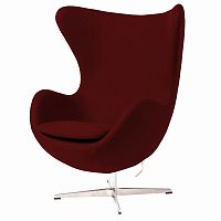 кресло egg chair бордовое с вкраплениями в Костроме