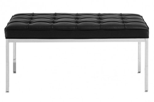 скамья bench черная кожа в Костроме