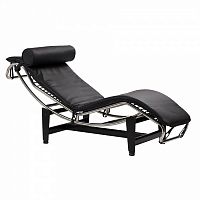 шезлонг chaise longue lc4 черный в Костроме